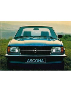 1978 OPEL ASCONA B BROCHURE NEDERLANDS