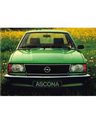 1977 OPEL ASCONA B PROSPEKT DEUTSCH