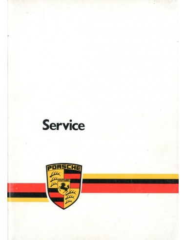 1980 PORSCHE SERVICE INSTRUCTIEBOEKJE