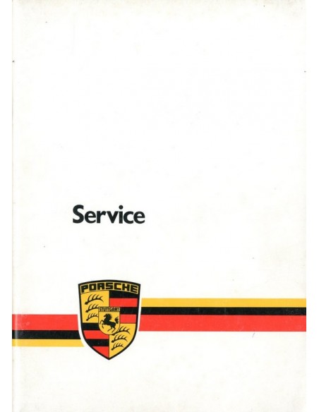 1980 PORSCHE SERVICE INSTRUCTIEBOEKJE