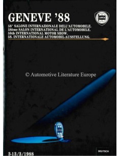 1988 LANCIA GENF PRESSEMAPPE ENGLISCH
