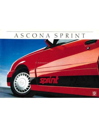 1986 OPEL ASCONA C BROCHURE DUITS