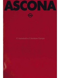 1979 OPEL ASCONA B BROCHURE DUITS