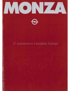 1980 OPEL MONZA BROCHURE ENGELS (USA)