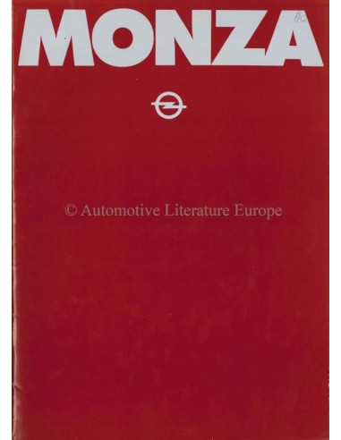 1980 OPEL MONZA BROCHURE ENGLISH (US)
