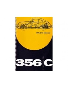 1963 PORSCHE 356 C INSTRUCTIEBOEKJE ENGELS