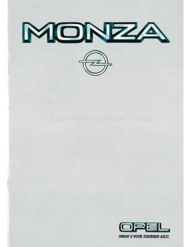 1983 OPEL MONZA C PROSPEKT NIEDERLÄNDISCH