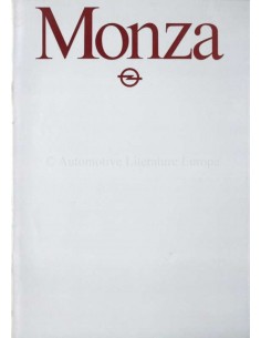 1981 OPEL MONZA C / S BROCHURE NEDERLANDS