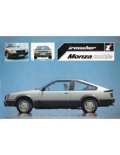 1981 OPEL MONZA NOBLE BY IRMSCHER PROSPEKT DEUTSCH