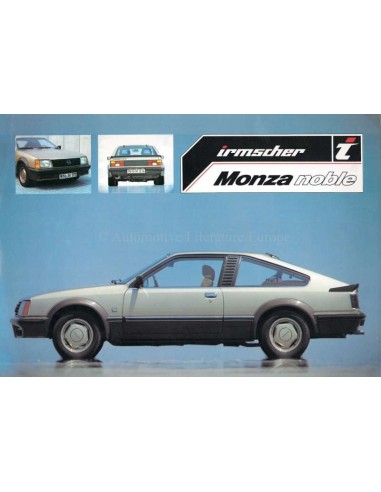 1981 OPEL MONZA NOBLE BY IRMSCHER BROCHURE GERMAN