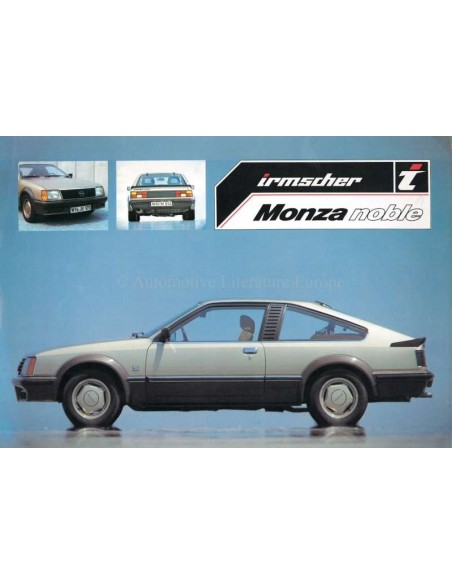 1981 OPEL MONZA NOBLE BY IRMSCHER PROSPEKT DEUTSCH