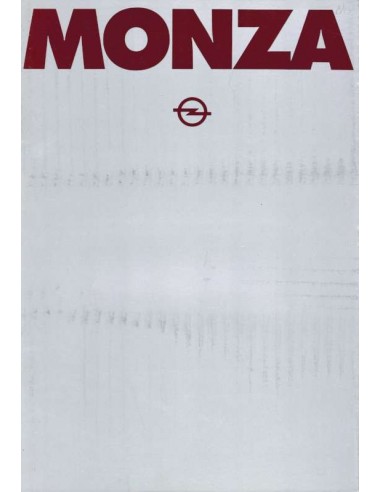 1978 OPEL MONZA BROCHURE ITALIAN