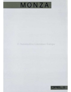 1984 OPEL MONZA GSE BROCHURE NEDERLANDS