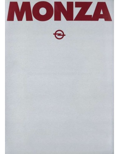 1981 OPEL MONZA C BROCHURE DUITS