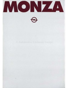1979 OPEL MONZA C BROCHURE NEDERLANDS