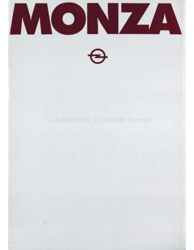 1979 OPEL MONZA C BROCHURE DUTCH
