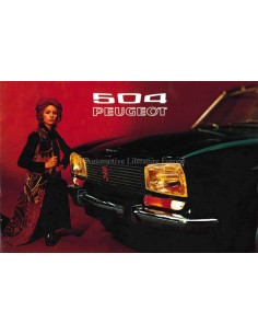 1970 PEUGEOT 504 SALOON AUTOMATIC BROCHURE DUTCH