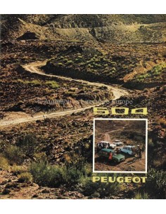 1974 PEUGEOT 504 BREAK BROCHURE DUTCH