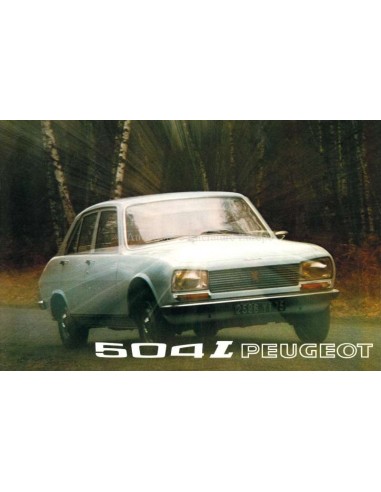 1973 PEUGEOT 504 L BROCHURE FRENCH