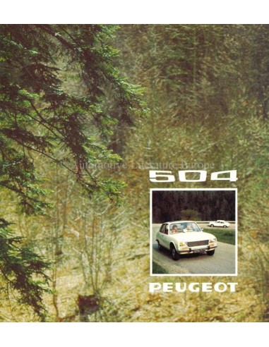 1974 PEUGEOT 504 L / GL / TI PROSPEKT NIEDERLÄNIDSCH