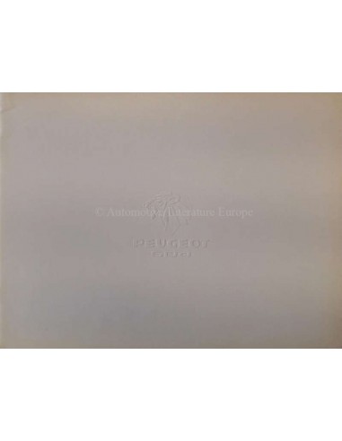 1976 PEUGEOT 504 SALOON / STATIONCAR BROCHURE ENGLISH