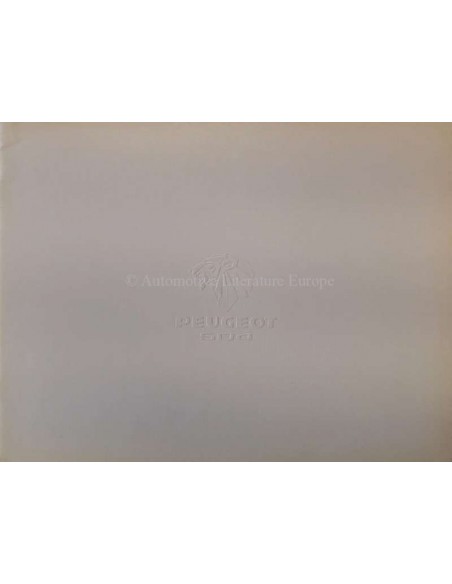 1976 PEUGEOT 504 LIMOUSINE / STATION WAGON PROSPEKT ENGLISCH