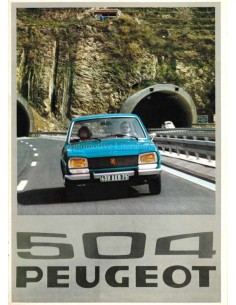 1976 PEUGEOT 504 L / GL / TI BROCHURE NEDERLANDS