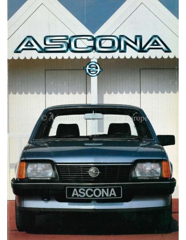 1983 OPEL ASCONA C PROSPEKT NIEDERLÄNDISCH