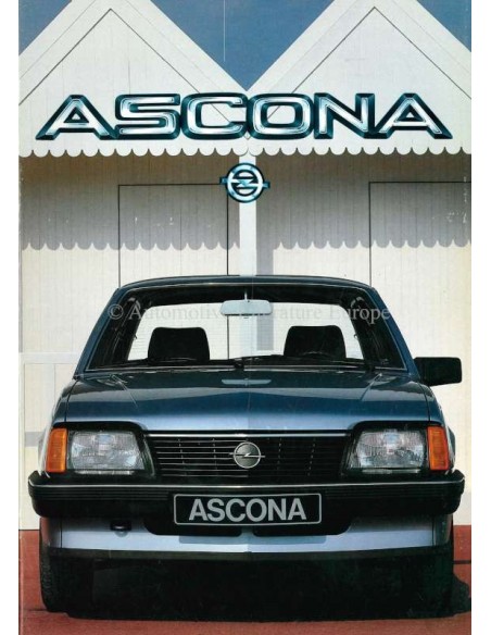 1983 OPEL ASCONA C BROCHURE NEDERLANDS