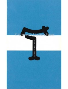 1968 DE TOMASO MANGUSTA GARANTIE & WARTUNG HANDBUCH ITALIENISCH