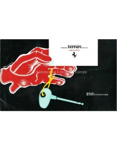 1956 FERRARI 250 GRANTURISMO BROCHURE ENGELS