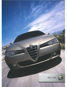 2003 ALFA ROMEO 156 BROCHURE NEDERLANDS