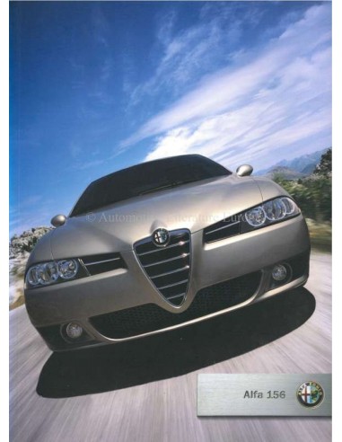 2003 ALFA ROMEO 156 BROCHURE DUTCH