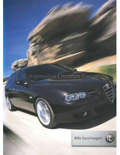 2003 ALFA ROMEO 156 SPORTWAGON BROCHURE NEDERLANDS
