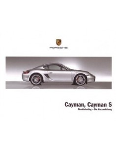 2008 PORSCHE CAYMAN & S VERKORT INSTRUCTIEBOEKJE DUITS