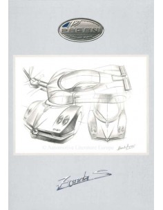 2000 PAGANI ZONDA C12 S PROSPEKT ITALIENISCH / ENGLISCH