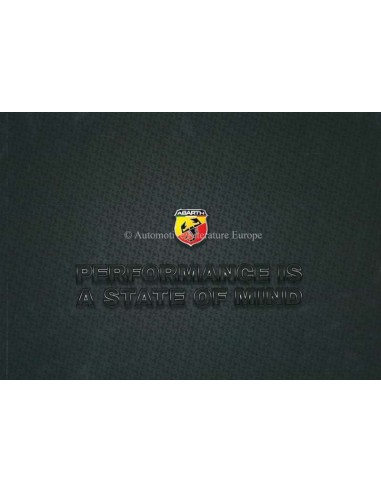 2016 ABARTH 595 & 695 BROCHURE ITALIAANS