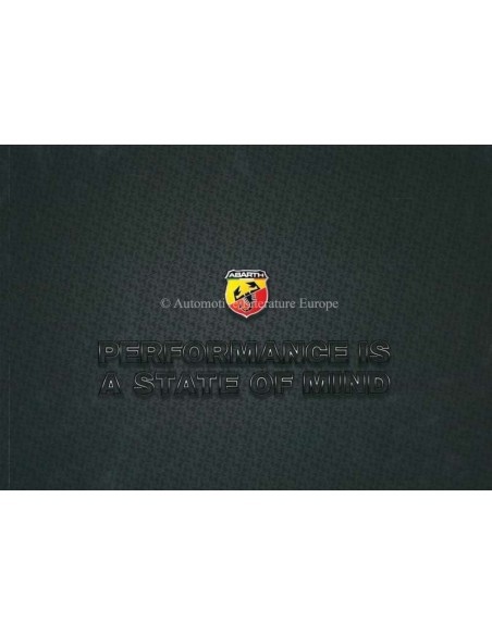 2016 ABARTH 595 & 695 BROCHURE ITALIAANS