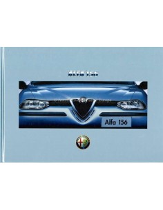 1997 ALFA ROMEO 156 HARDCOVER PROSPEKT NIEDERLÄNDISCH