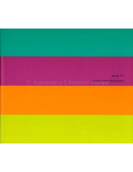 1996 AUDI TT BROCHURE
