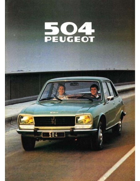 1979 PEUGEOT 504 GL / TI BROCHURE DUTCH