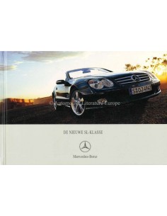 2006 MERCEDES BENZ SL HARDCOVER PROSPEKT NIEDERLÄNDISCH