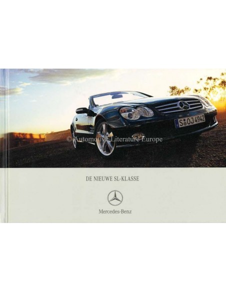 2006 MERCEDES BENZ SL HARDCOVER PROSPEKT NIEDERLÄNDISCH