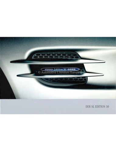 2004 MERCEDES BENZ SL EDITION 50 BROCHURE GERMAN