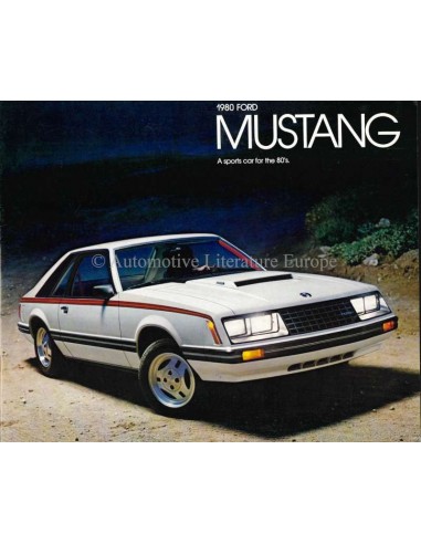 1980 FORD MUSTANG BROCHURE ENGELS (USA)
