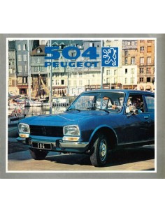 1982 PEUGEOT 504 RANGE BROCHURE DUTCH