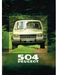 1980 PEUGEOT 504 BROCHURE DUTCH