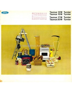 1971 FORD TAUNUS 12M / 15M / 17M / 20M TURNIER BROCHURE DUITS