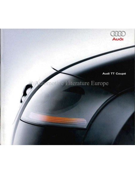 1998 AUDI TT COUPÉ BROCHURE NEDERLANDS