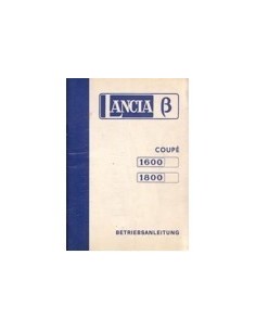1974 LANCIA BETA INSTRUCTIEBOEKJE DUITS